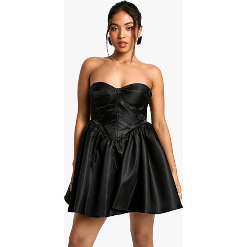 Mini corsetto Petite con laccetti - boohoo - Modalova