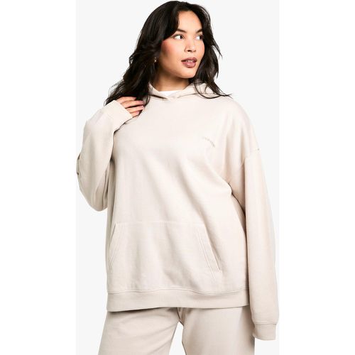 Sudadera Plus Oversize Con Capucha Y Bordado Dsgn Studio - boohoo - Modalova