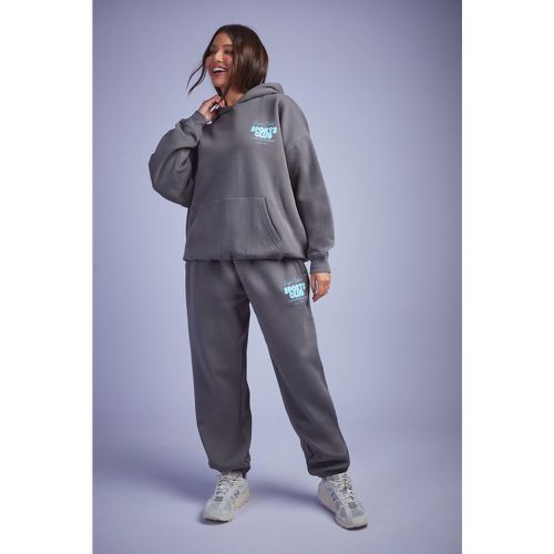 Pantalón Deportivo Oversize Con Botamanga Y Eslogan Dsgn Studio - boohoo - Modalova