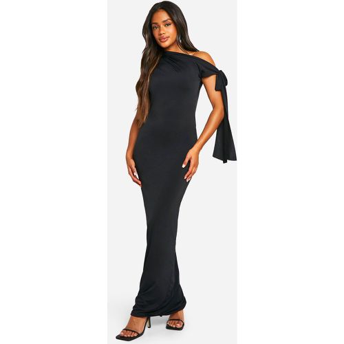 Vestito maxi seducente con ruches e spalle scoperte - boohoo - Modalova