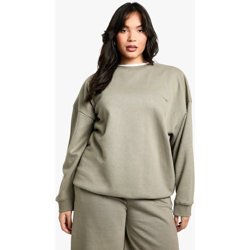 Sudadera Plus Oversize Con Bordado Dsgn Studio - boohoo - Modalova