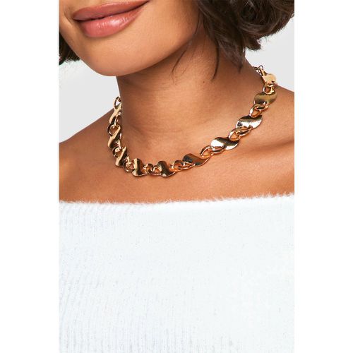 Collar De Cadena Gruesa, Metallics - boohoo - Modalova