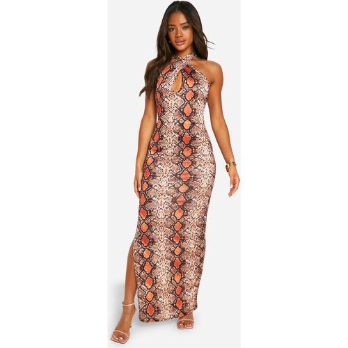 Vestito maxi incrociato davanti - boohoo - Modalova