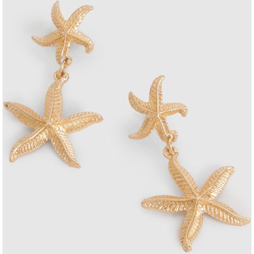 Orecchini con pendente a stella marina - boohoo - Modalova