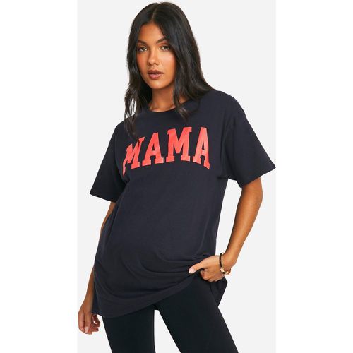 Camiseta Premamá Oversize Con Estampado Mama - boohoo - Modalova