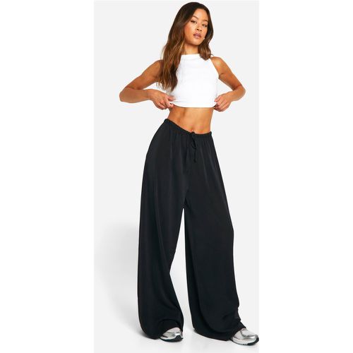 Pantalón Tall De Tela Con Pernera Ancha - boohoo - Modalova