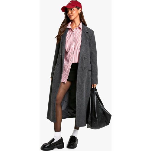 Cappotto sartoriale a doppiopetto - boohoo - Modalova