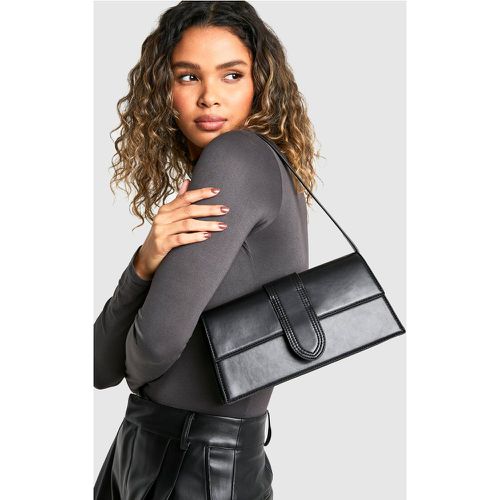 Bolso De Hombro Cilíndrico Plegable - boohoo - Modalova