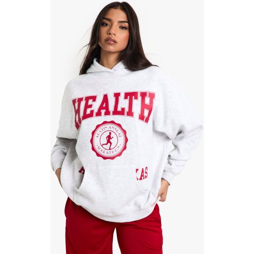 Sudadera Oversize Con Capucha Y Eslogan Austin Texas Health - boohoo - Modalova