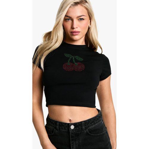 Camiseta Para Bebé Cherry Hotfix - boohoo - Modalova