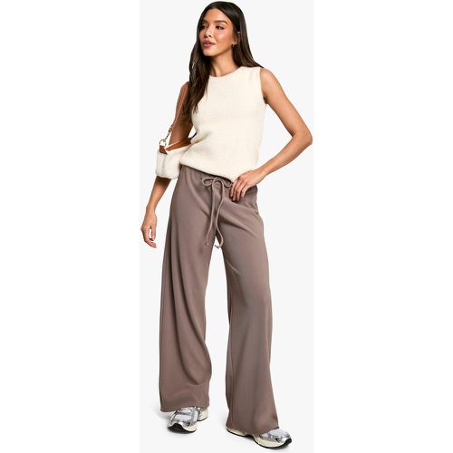 Pantalón De Canalé Con Cordón Elástico - boohoo - Modalova