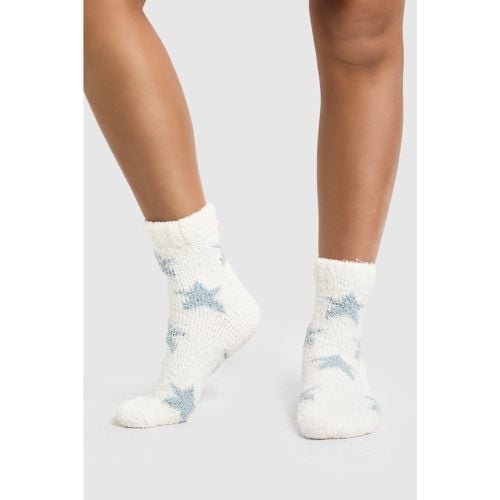 Calcetines Suaves Con Estampado De Estrellas - boohoo - Modalova