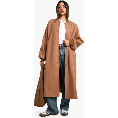 Chaqueta Bomber Maxi Efecto Lana - boohoo - Modalova