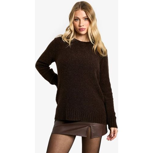 Maglione a girocollo Premaman in maglia in bouclé - boohoo - Modalova