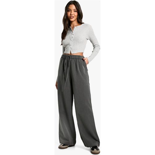 Pantaloni completo con laccetti e tasche - boohoo - Modalova