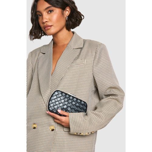 Bolso De Mano De Tela Efecto Cuero - boohoo - Modalova