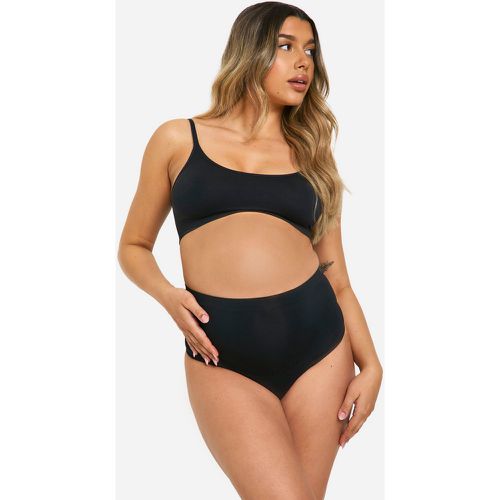 Tanga Premamá Sin Costuras Con Soporte Para La Barriga - boohoo - Modalova