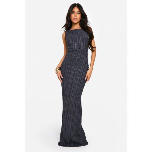 Vestito maxi con trama e cut-out - boohoo - Modalova