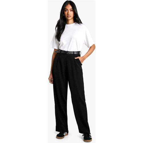 Pantaloni sartoriali con gamba a botte - boohoo - Modalova