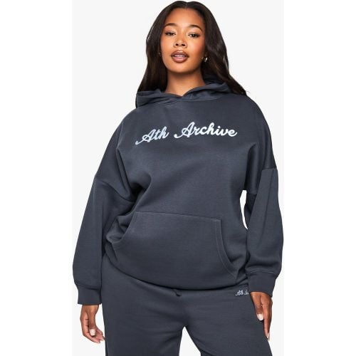 Sudadera Plus Oversize Con Capucha Y Estampado Ath Archive - boohoo - Modalova