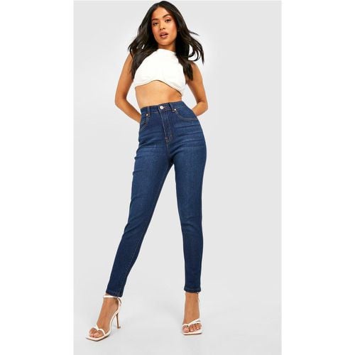 Jeans Petite a vita alta Skinny Fit con 5 tasche - boohoo - Modalova