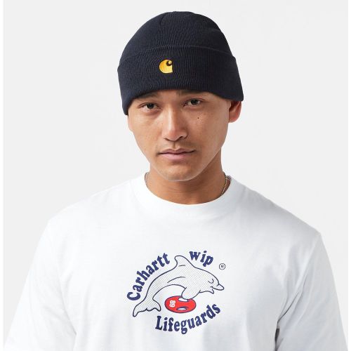 Carhartt WIP Chase Beanie, Navy - Carhartt WIP - Modalova