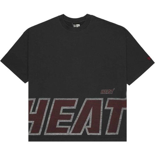 New Era Miami Heat T-shirt Nero - new era - Modalova