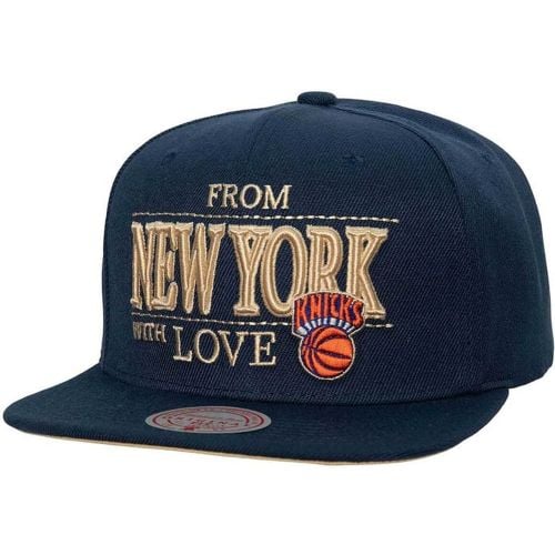 New York Knicks NBA Nyk Love Snapback Cappello Blu - Mitchell And Ness - Modalova