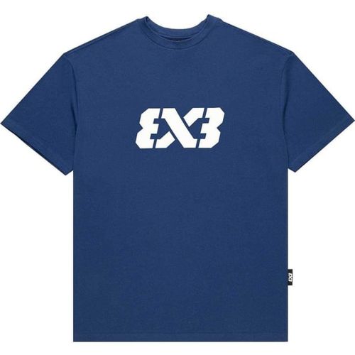 X3 Logo T-shirt Blu - 3x3 - Modalova