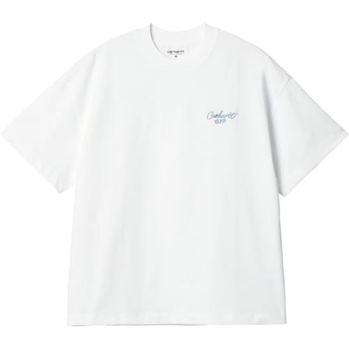 S/S Signature Script T-Shirt, / - Carhartt WIP - Modalova