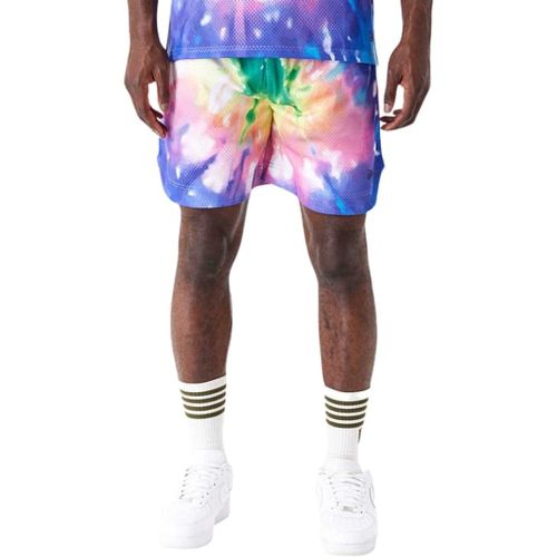 Tie Dye Basketball Pantaloncini Blu - new era - Modalova