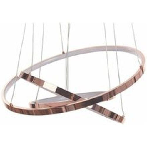 Hängelampe led Roségold Metall dia. 30 - 50 cm Pendelleuchte für Esszimmer für Schlafzimmer für Wohnzimmer - BELIANI - Modalova