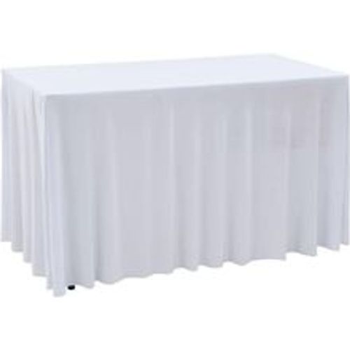 Stück Stretch-Tischdecken mit Rand Weiß 243 x 76 x 74 cm vidaXL25732 - Fashion24 DE - Modalova