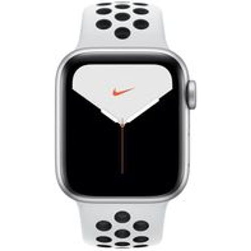 Watch (Series 5) 2019 GPS 40 mm - Aluminium Silber - Nike Sportarmband Pure Platinum/Schwarz - Apple - Modalova