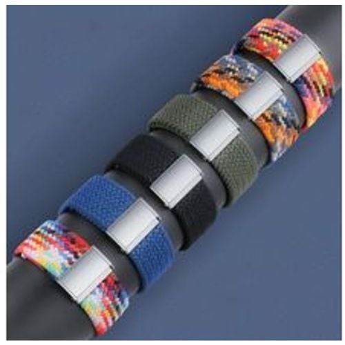 Cofi 1453 - Uhrenarmband aus Stoff für die Watch 8 / 7 / 6 / se / 5 / 4 / 3 / 2 (41 mm / 40 mm / 38 mm). Geflochtenes Stoffarmband Grün - Fashion24 DE - Modalova