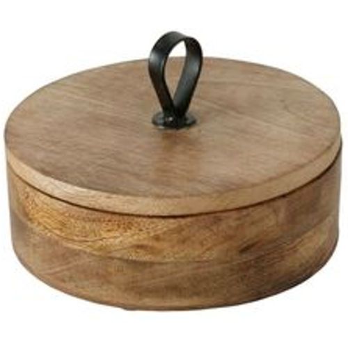 Runde Box kabir, Mangoholz, ø 19 cm - Fashion24 DE - Modalova