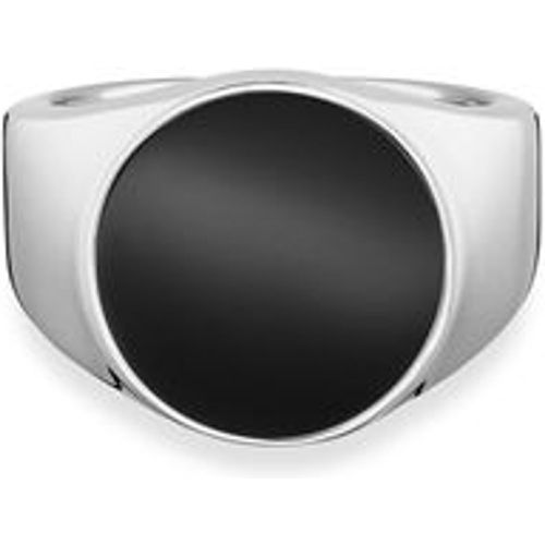 Ring 925/- Sterling Silber Onyx schwarz Glänzend 2,50ct (Größe: 062 (19,7)) - CAI - Modalova