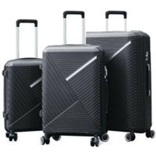 Reisekoffer Koffer 3 tlg Set Trolley Kofferset Handgepäck Polypropylen Gepäck - Fashion24 DE - Modalova