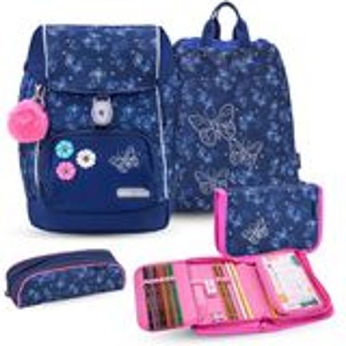 Rucksack Comfy Plus Premium Schulranzen Set 4-teilig Sapphire Tasche - Belmil - Modalova