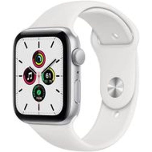 Watch Series 4 (2018) GPS + Cellular 40 mm - Aluminium Silber - Sportarmband Weiß - Apple - Modalova