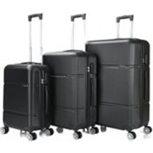 Reisekoffer ABS-02 Koffer 3-teilig Hartschale Trolley Set Kofferset Handgepäck Gepäck Reisetasche - Fashion24 DE - Modalova