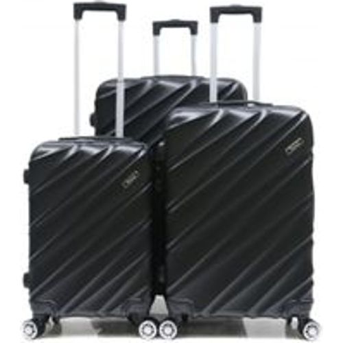 Reisekoffer Koffer 3 tlg Hartschale Trolley Set Kofferset Handgepäck Gepäck Reisetasche ABS-05 - Fashion24 DE - Modalova