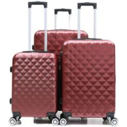 Reisekoffer Koffer 3 tlg Hartschale Trolley Set Kofferset Handgepäck Gepäck Reisetasche ABS-07 - Fashion24 DE - Modalova