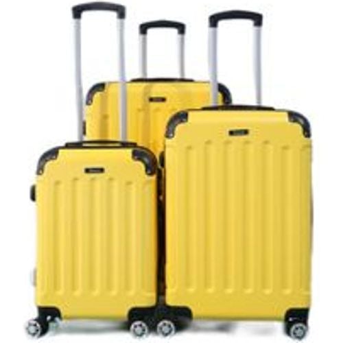 Reisekoffer Koffer 3 tlg Hartschale Trolley Set Kofferset Handgepäck Gepäck Reisetasche - Fashion24 DE - Modalova