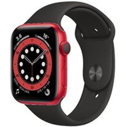 Watch Series 6 (2020) GPS + Cellular 44 mm - Aluminium - Sportarmband Schwarz - Apple - Modalova