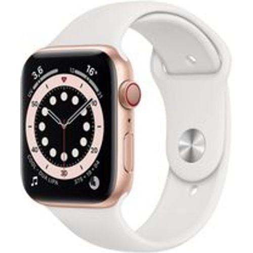 Watch Series 5 (2019) GPS + Cellular 40 mm - Aluminium - Sportarmband Weiß - Apple - Modalova