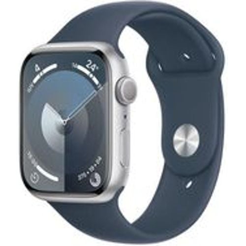 Watch Series 9 (2023) GPS + Cellular 45 mm - Aluminium Silber - Sportarmband Blau - Apple - Modalova