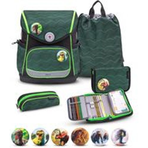 Rucksack Compact Plus Premium Schulranzen Set 5-teilig Twist of Lime - Belmil - Modalova