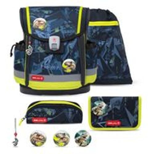 Rucksack Classy Plus ergonomisches Schulranzen-Set 5-teilig T-Rex Lime - Belmil - Modalova