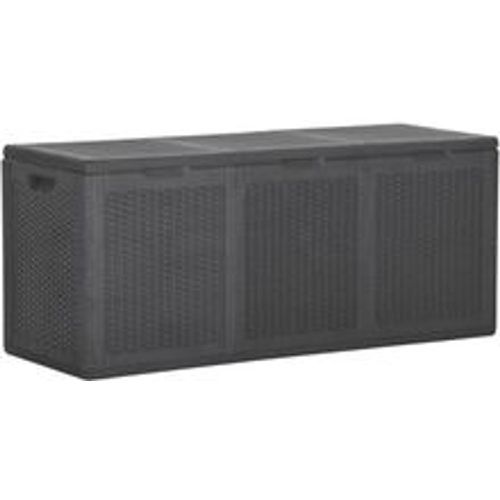 Garten-Aufbewahrungsbox 270 l Schwarz pp Rattan - VIDAXL - Modalova